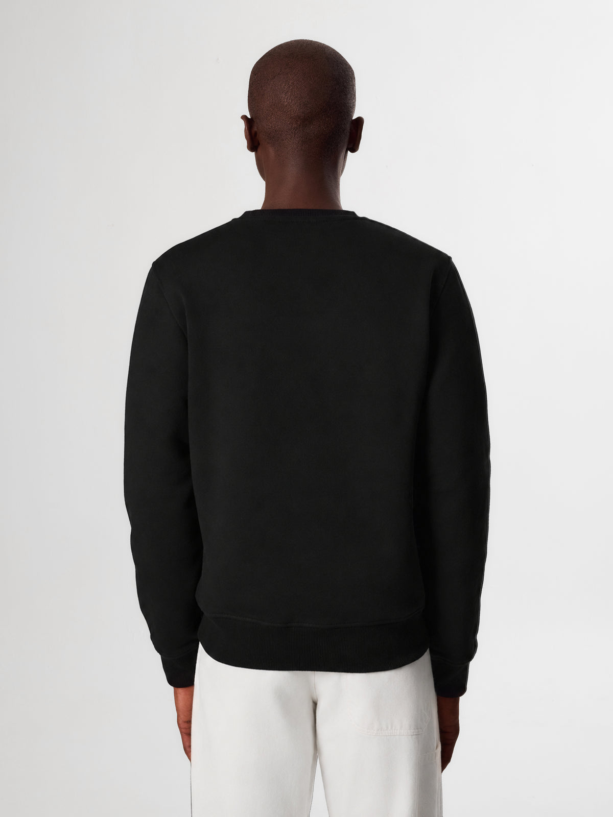 SWEAT COL ROND NOIR - Niche.