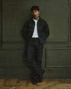 pantalon en jean selvedge indigo, denim japonais, look complet