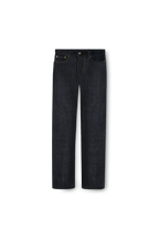 pantalon en jean selvedge indigo, denim japonais, face