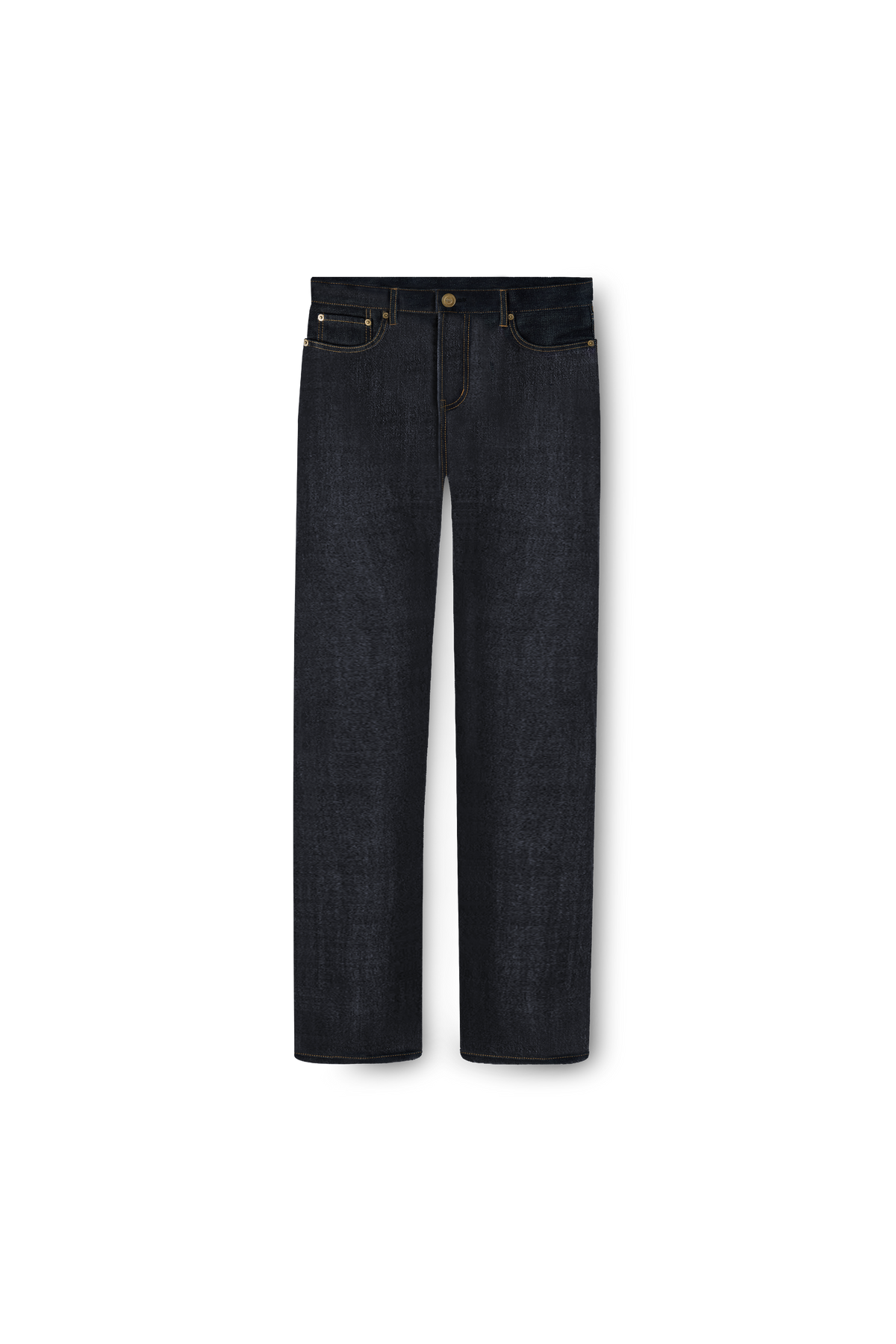 pantalon en jean selvedge indigo, denim japonais, face