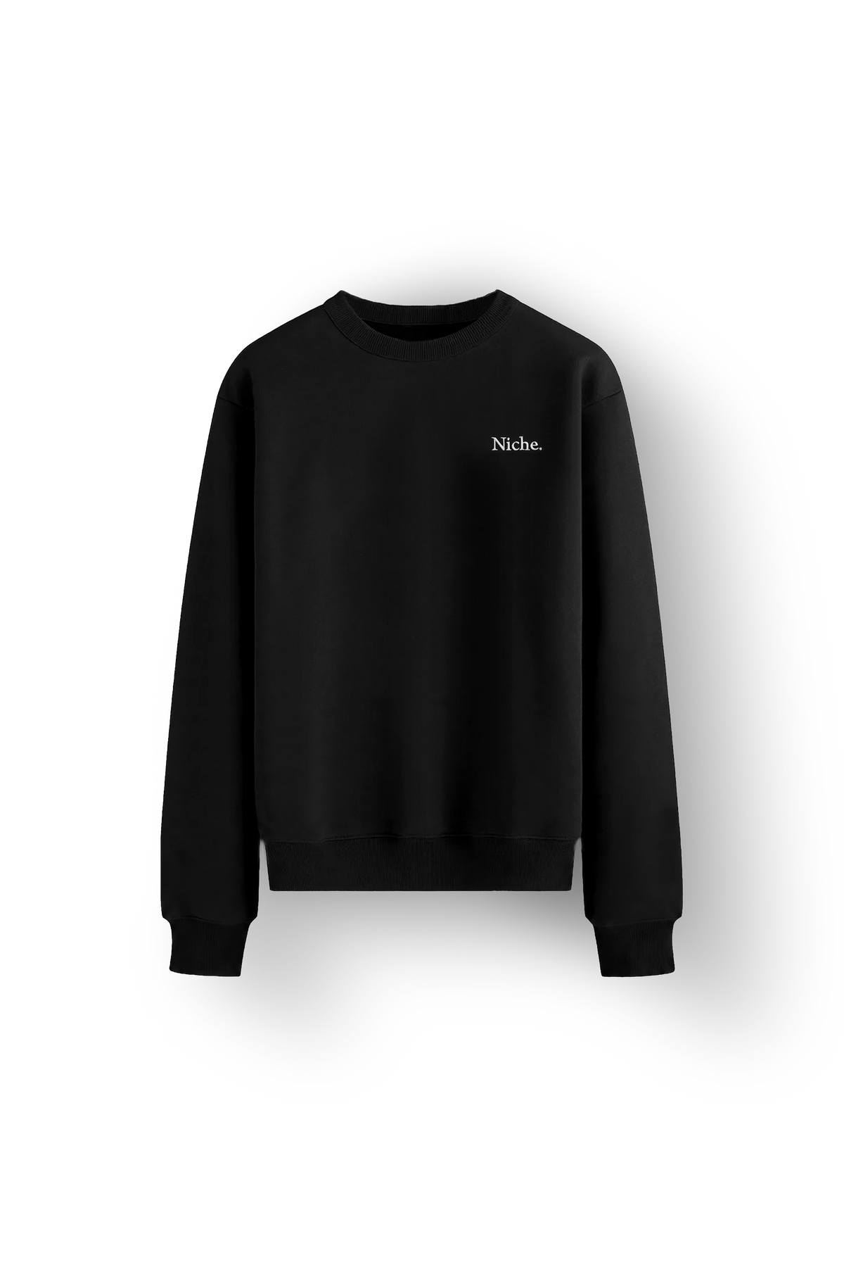 SWEAT COL ROND NOIR - Niche.