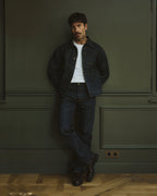 ensemble veste pantalon jean selvedge indigo brut denim japonais plein pied