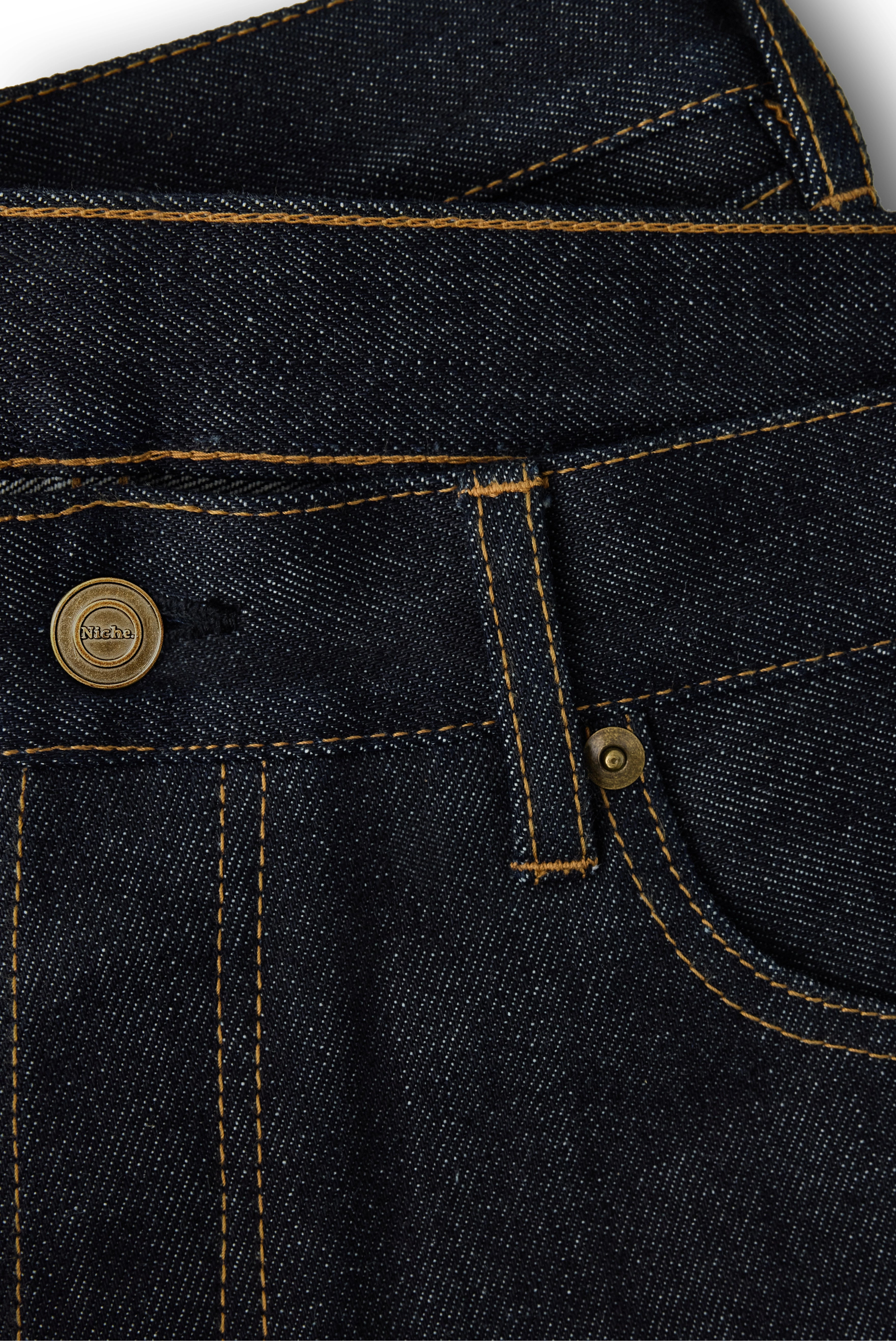 zoom jean selvedge denim japonais indigo